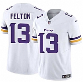 Men & Women & Youth Minnesota Vikings #13 Tai Felton White 2025 Draft F.U.S.E. Vapor Untouchable Limited Stitched Jersey,baseball caps,new era cap wholesale,wholesale hats